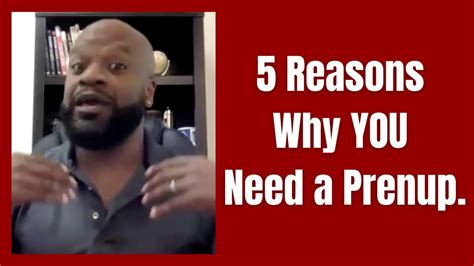 Prenup Agreements 5 Reasons Why You Need A Prenup Agreement Youtube