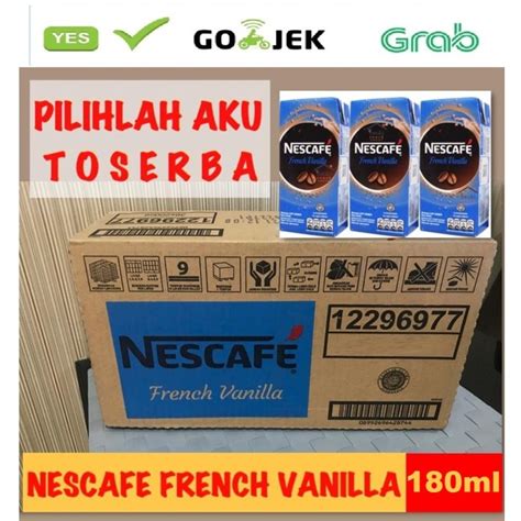 Jual BISA COD Nescafe FRENCH VANILLA UHT Kopi Kotak Instan 200ml