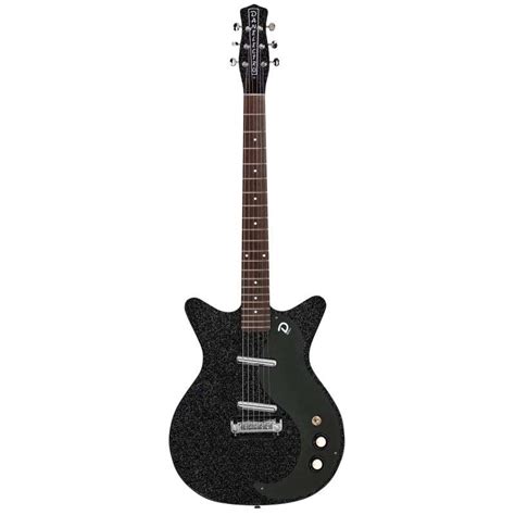 Danelectro Blackout Black Metalflake Guitarra El Ctrica