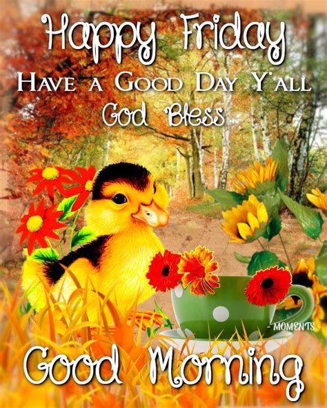 Have A Good Day Y All God Bless Happy Friday Good Morning Pictures