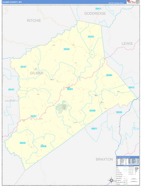 Digital Maps Of Gilmer County West Virginia