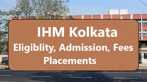 Ihm Kolkata Admission Courses Fees Eligibility Ihmkol Org