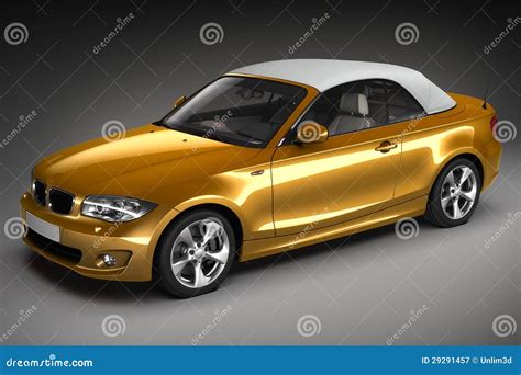 Sports car. 3d render stock illustration. Illustration of modern - 29291457