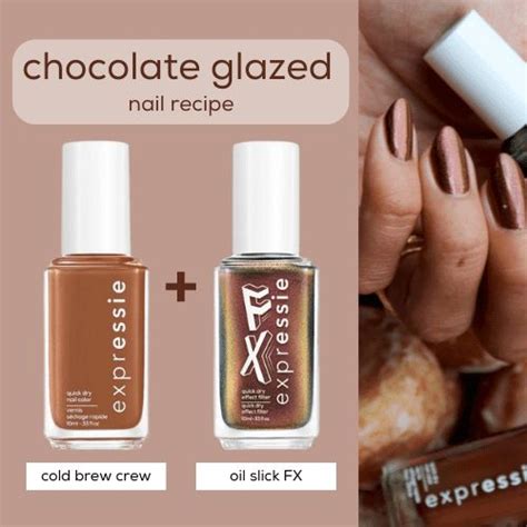 Chocolate Donuts Chocolate Glaze Essie Nail Nail Polish Donut Box