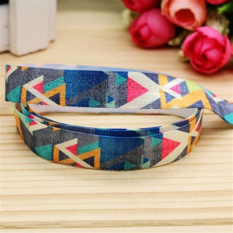 58 Free Shipping Fold Elastic Angle Printed Headband Headwear Hairband Diy Decoration