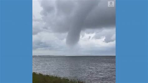 Huge Waterspout Spotted At Jersey Shore Video Abc News