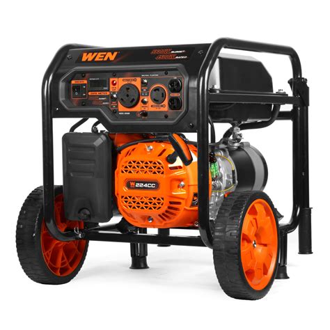 Wen 5600w Portable Generator Surge Watts 5600 Rated Watts 4500 Voltage 120 Model Gn5600