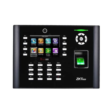 Controler De Acces Biometric IP ZKTeco TA ICLOCK 680ZMM 12 Ecran 3 5