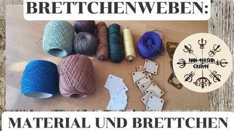 Brettchenweben Richtiges Material Und Gute Brettchen Youtube