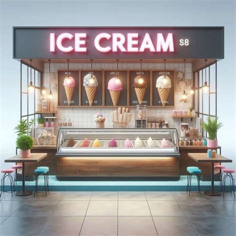 8 Ice Cream Shop Design Ideas