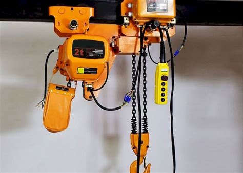 Medium Heavy Duty Low Headroom Chain Hoist Ip Industrial Material