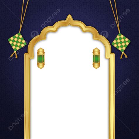 Eid Al Fitr Vector Hd Png Images Islamic Frame Twibbon Eid Al Fitr