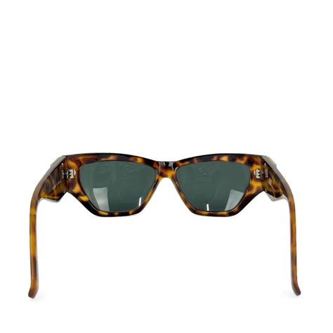 Vintage 1990s Gianni Versace Tortoise Medusa Sunglasses For Sale At 1stdibs