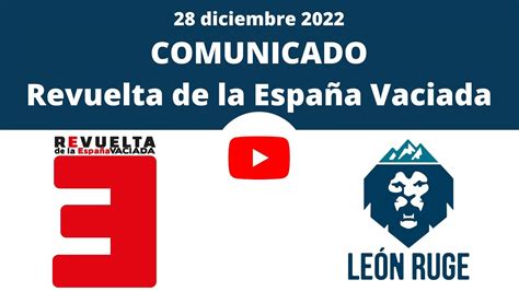 Comunicado Revuelta Espa A Vaciada Diciembre Youtube