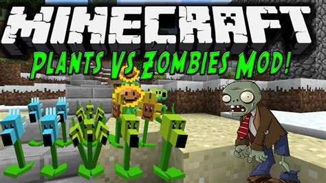 Plants Vs Zombies Mod For Minecraft Uk