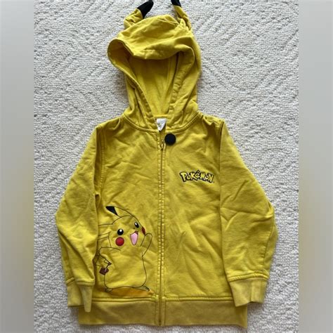 Pokemon Shirts And Tops Pokemon Pikachu Pokeball Boys Youth Sweatshirt Hoodie Poshmark