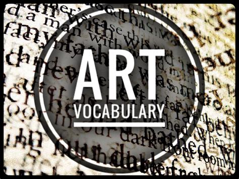 Writing About Art Key Words Teaching Resources Art Teaching