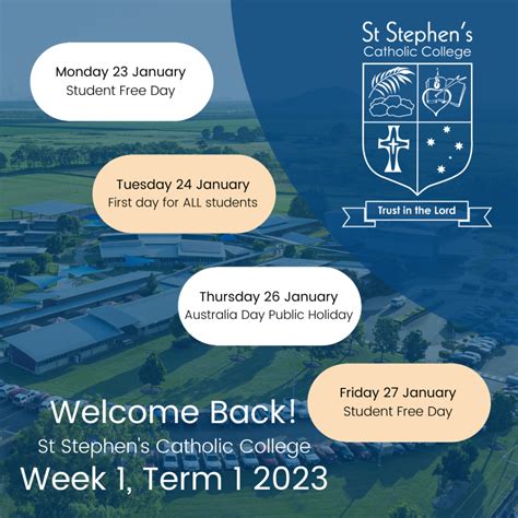 Term 1 Week 1 2023 St Stephens Catholic College Mareeba