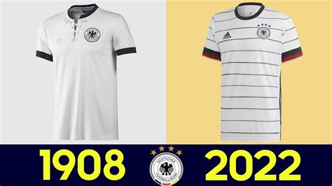 The Evolution Of Germany Football National Team Kit All Germany