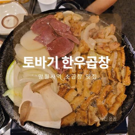 의정부 망월사역 소곱창 맛집 토바기 한우곱창 곱이 가득 네이버 블로그