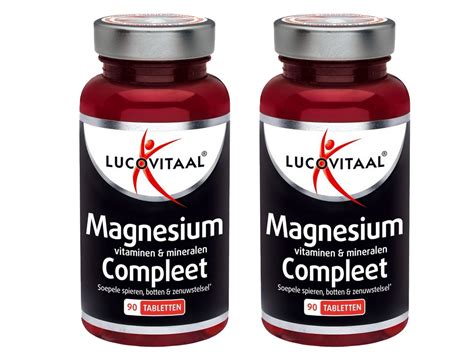 2x 90 Lucovitaal Magnesium Vitamine Mineralen Aanbieding IBOOD