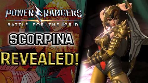 SCORPINA REVEALED Power Rangers Battle For The Grid Season 3 YouTube