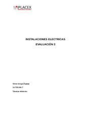 Victor Araya E Docx Instalaciones Electricas Evaluaci N V Ctor