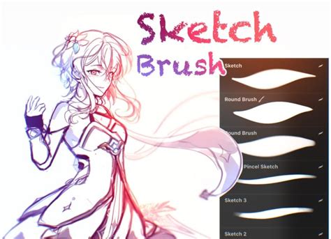 Sketch Paint Procreate Brushes GraphicsBunker