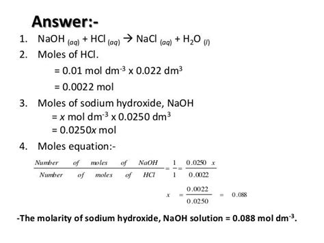 Acid Base Titration