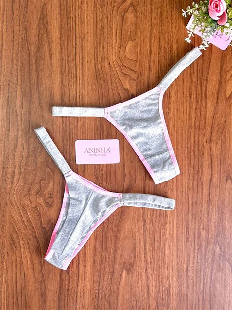 Calcinha Cotton Fru Fru Fio Duplo Aninha Intimates Lingerie