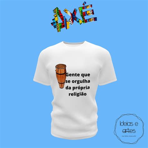 CAMISA UMBANDA CANDOMBLE Elo7 Produtos Especiais