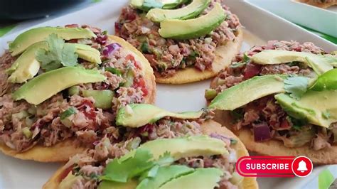 Tostadas De Salpic N De At N Youtube