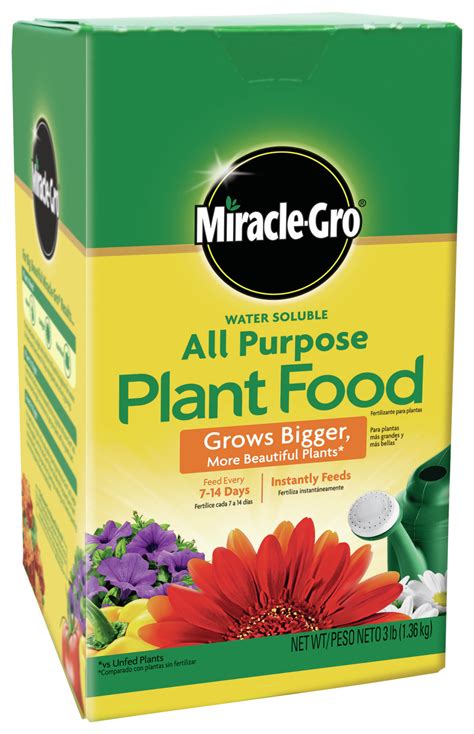 Miracle Grow 1000282 Water Soluble All Purpose Plant Food 3 Lbs