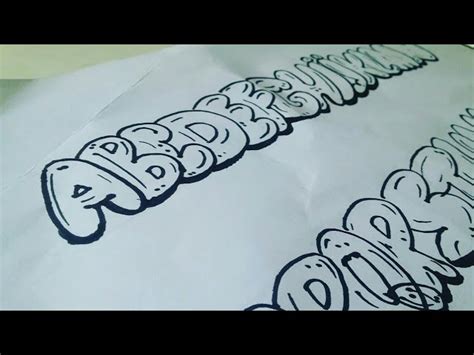 How To Draw 3d Graffiti Letters A Z