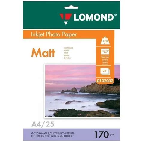 Lomond Фотобумага A4 (21 × 29.7 см), 25 лист., шт купить на OZON по ...