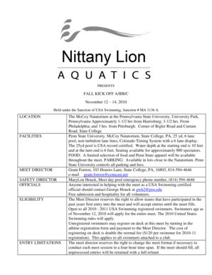 Fillable Online Maswim Nlac Nov Meet Invite Maswim Fax Email Print