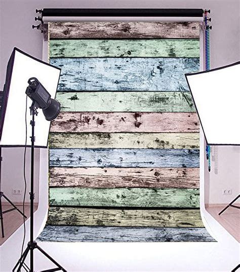 Mohome Realistic Photo Backdrop X Ft Board Backgrounds Color Wooden