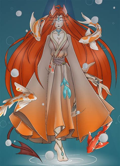 Koi Character Design Women