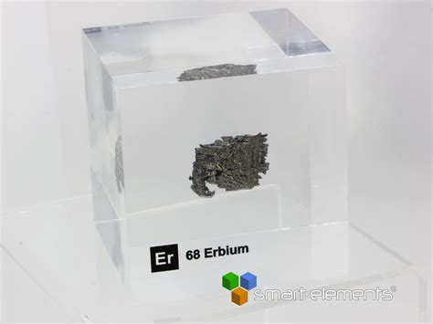 Acrylic Element Cube Erbium Er 50mm