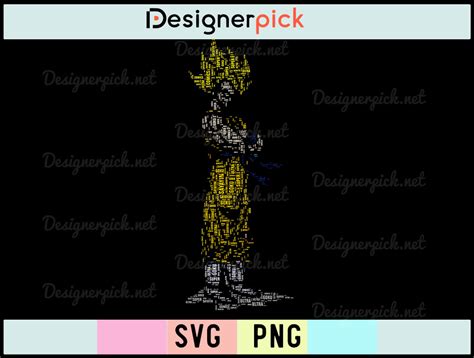 Goku Svg Design Dragonball Z Svg Goku Caligraphy Cartoon Svg Best