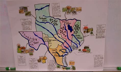 Texas Regions Map 4th Grade