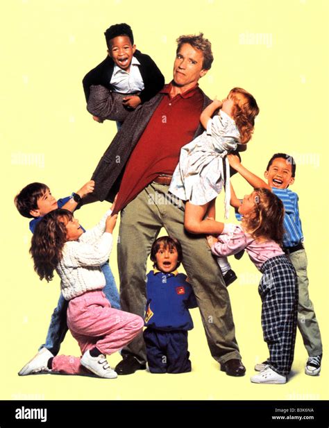 KINDERGARTEN COP 1990 Universal film with Arnold Schwarzenegger Stock ...