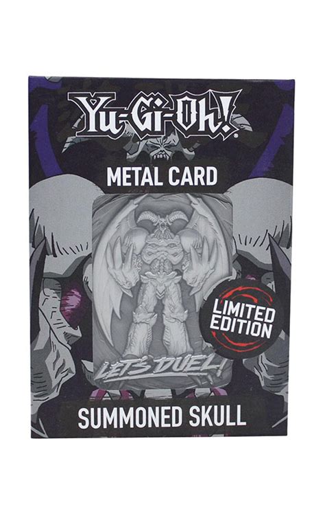 Yu Gi Oh Metal Card Summoned Skull Limited Edition Cosmic Realms