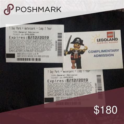 LEGOLAND TICKETS Due to my recent vacation in Florida and plenty of ...