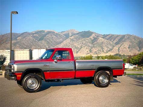 1991 Dodge Ram W250 With 12 Valve Cummins Diesel For Sale