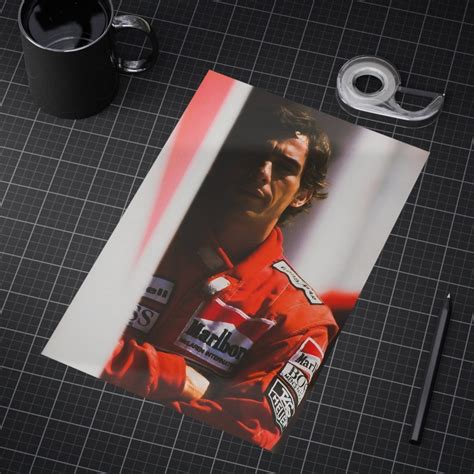 Ayrton Senna Poster F Racing Poster Canvas Print F Wall Decor