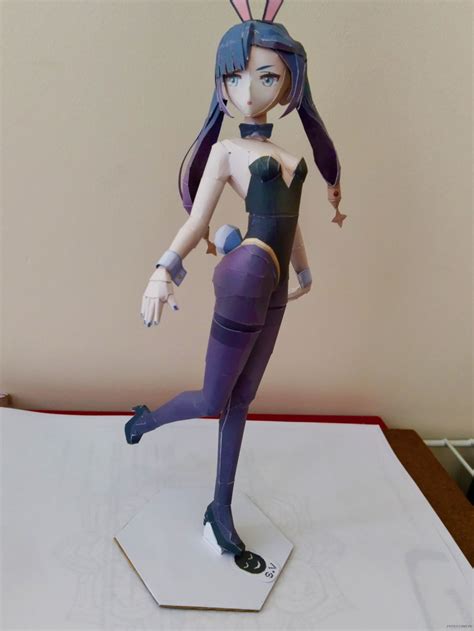 Bunny Mona Genshin Impact Papercraft Paperzone Vn