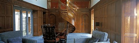 Handmade Architectural Bespoke Joinery Staircases Oak Panelling Library