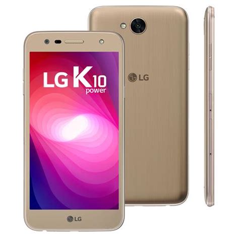 Smartphone LG K10 TV Power Dourado 32GB Dual Chip Tela De 5 5 HD