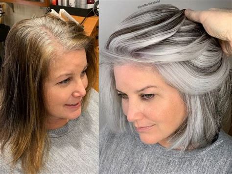 Salt And Pepper Hair Color Make Your Gray Hair Look Super Trendy